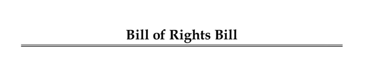 The Removal Of Rights&nbsp;Bill